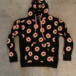Odd Future OF Vintage Women’s Donut Black Hoodie Sweatshirt OFWGKTA sz L